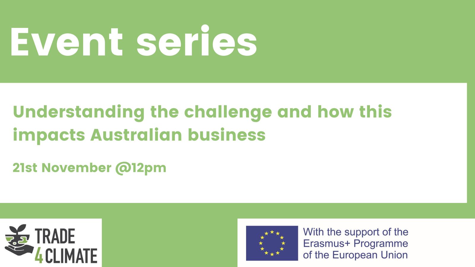 Webinar 1: Understanding the challenge and how this impacts Australian business