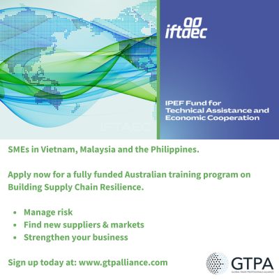 Reminder: Applications Close 17 July for the Building Supply Chain Resilience – SMEs Program