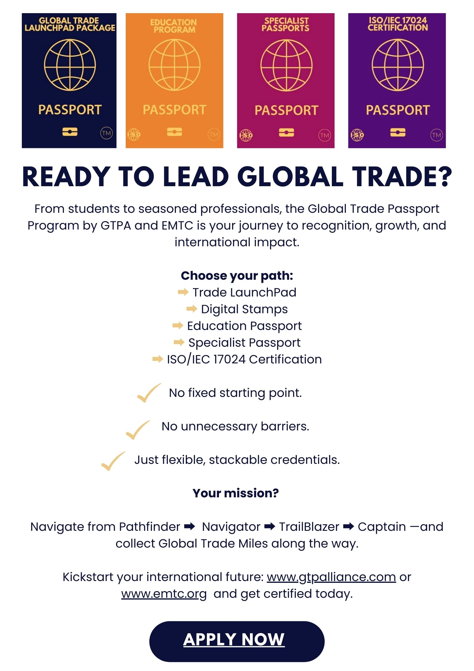 Ready to lead global trade?